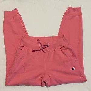 Hot Pink Champion Sweatpants Medium